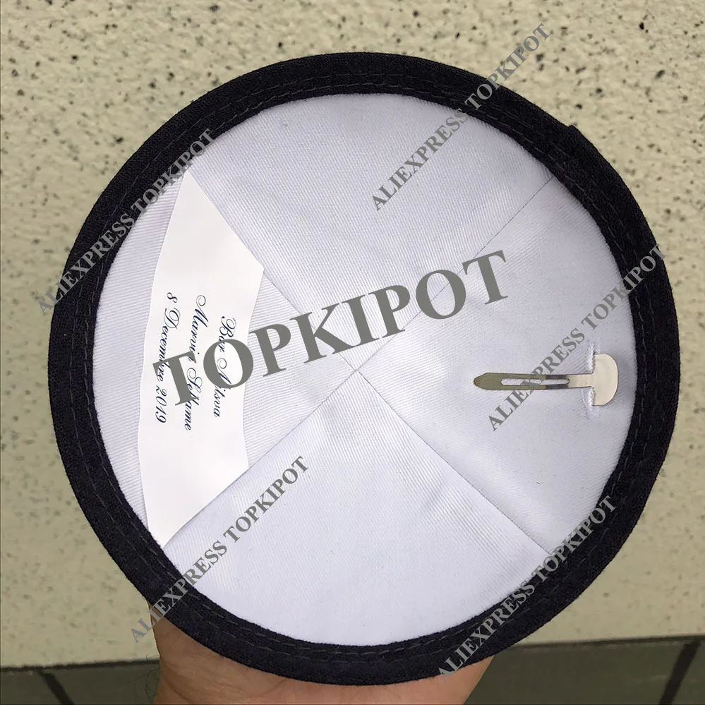 Льняной кипот, киппот, КИППА шапки, ярмункс, СИПА, еврейские шапки, темно-синий лен