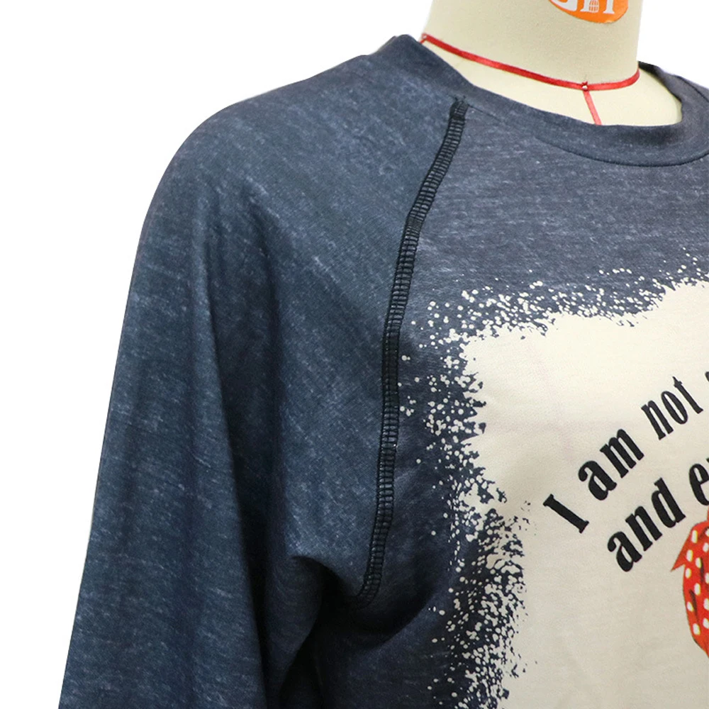 

New Women Sweatshirt Printing Christmas Round Neck Pullover Casual Long-Sleeved All-Match Tops Designer Harajuku Ladies Clothing