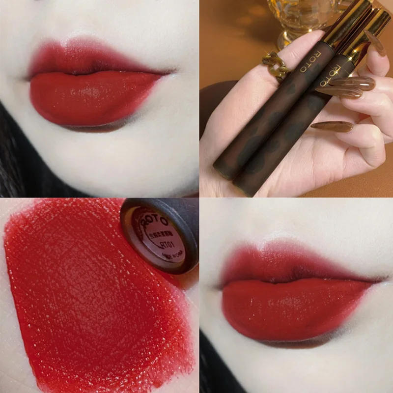 

1PC Vitamin Lip Gloss 9 Colors Lasting Matte Lip Gloss Silky Lip Gloss Moisturizing Lip Glaze For Lady Makeup Accessories TSLM1