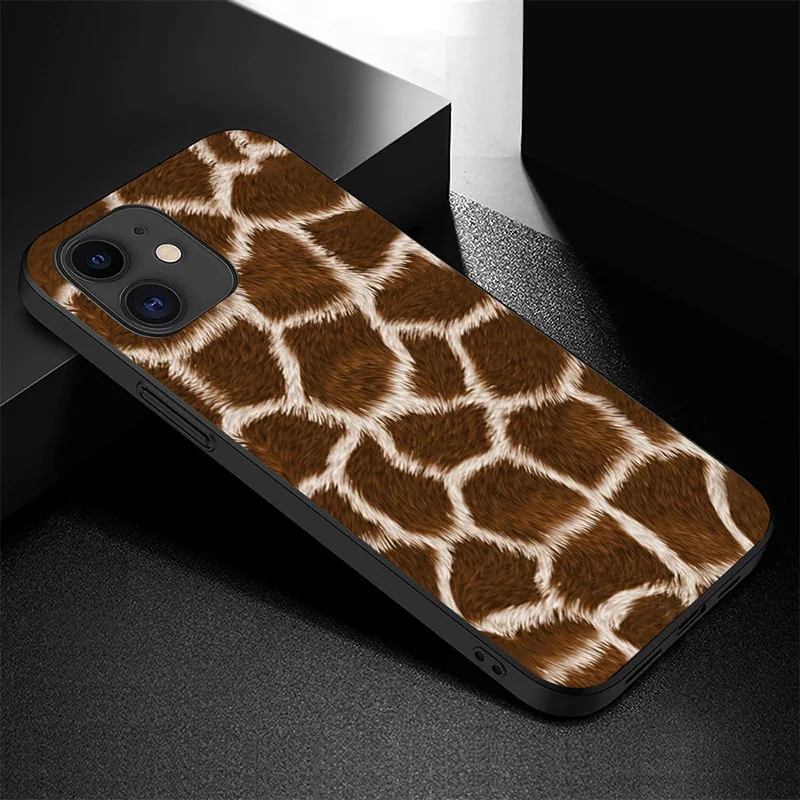 Градиентный леопардовый чехол для iPhone 12 11 Pro Max XS X XR 7/8 Plus роскошный мягкий