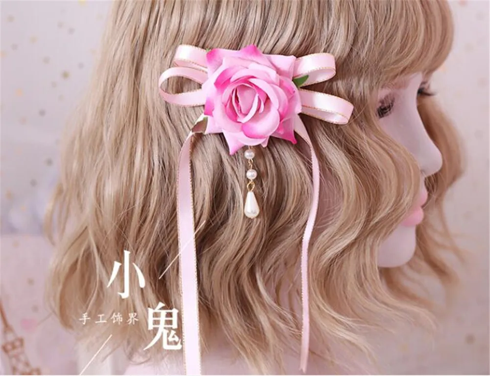 1 шт. Готическая заколка для волос ручной работы в стиле &quotЛолита&quot KC &quot