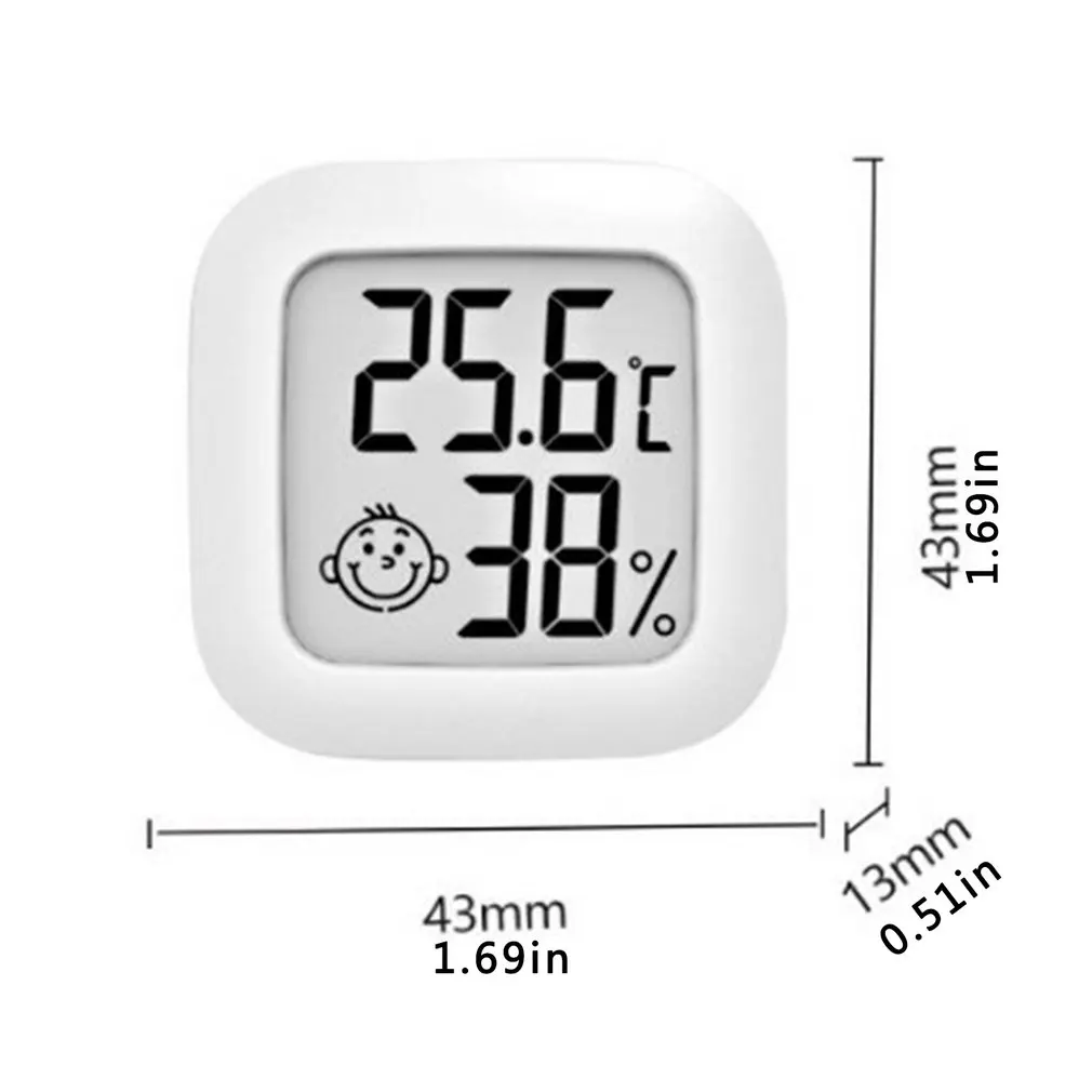 

Mini Indoor Thermometer Digital LCD Temperature Sensor Humidity Meter Thermometer Room Hygrometer Gauge