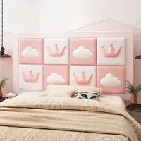 self adhesive headboard bed decor soft pack wall stickers kids bedroom tatami anticollision wall decoration wall bedside art