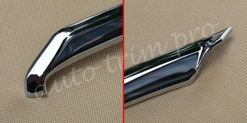 2X Хром Передняя головка решетка гриль крышка защиты украшения подходит для Nissan Qashqai J11 аксессуары
