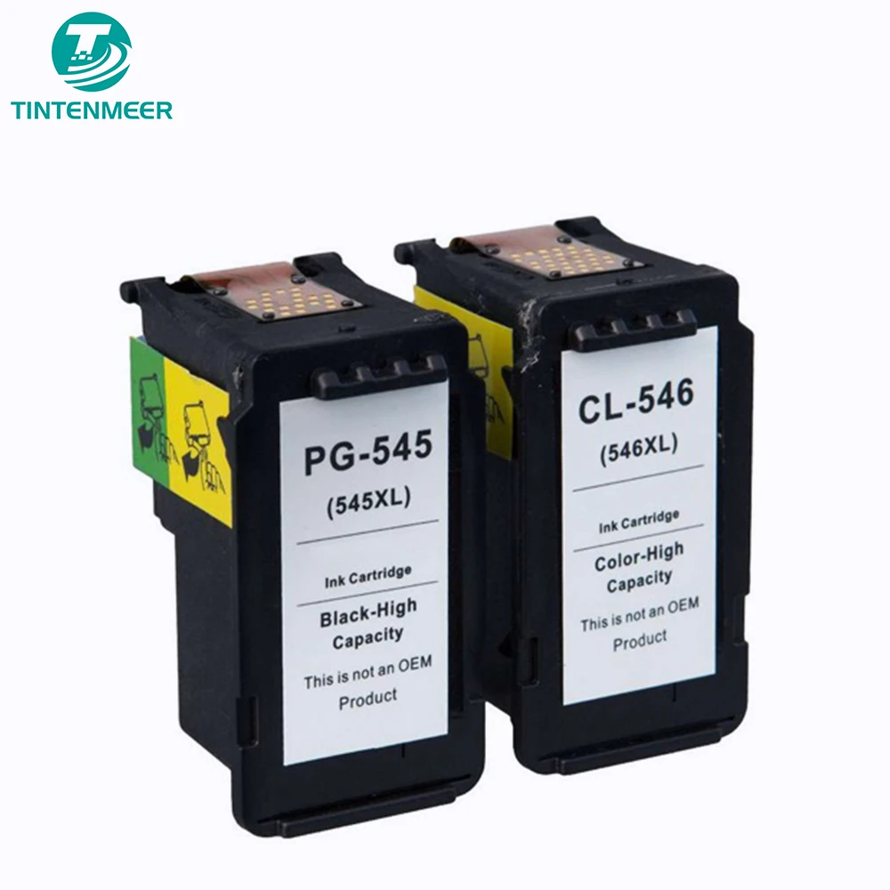 

TINTENMEER Ink Cartridge PG545 CL546 545 546 PG 545XL CL 546XL Compatible For Canon PIXMA ip2800 iP2840 ip2850 MG2400 MG2450
