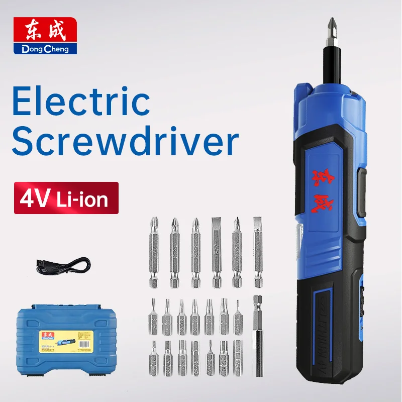 Электрическая отвертка DongCheng миниатюрная перезаряжаемая Бытовая маленькая