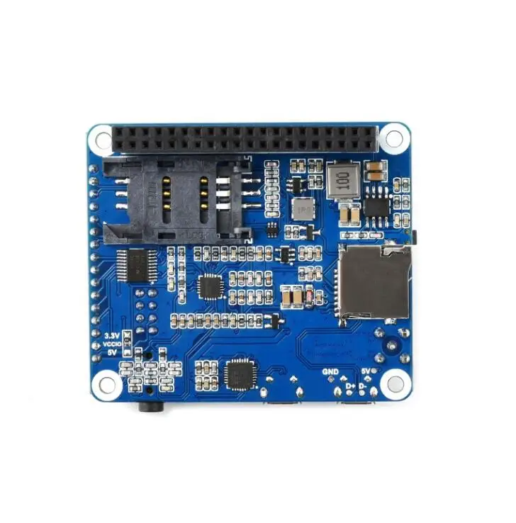 A7600E LTE Cat 1 HAT для Raspberry Pi низкоскоростной модуль 4G 2G GSM / GPRS Юго Восточной Азии