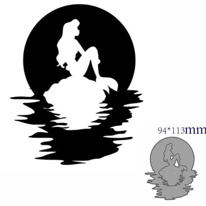 Металлические режущие штампы высечки формы для животных украшения русалки