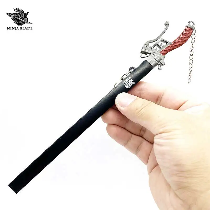 Меч Эрена джейгера из Микаса Аккермана Леви солдатика миниатюрная металлическая