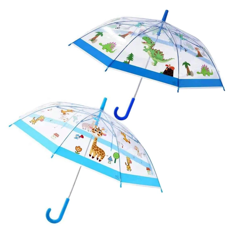 

Kids Umbrellas For Rain Kids Umbrella For Boys Boys And Girls Ages 3-7 Umbrellas 2 Pack For Kids