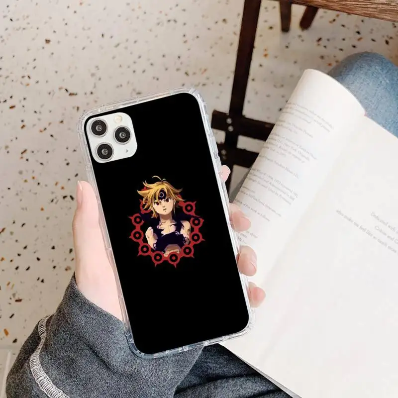 

Anime Nanatsu no Taizai Seven Deadly Sin Phone Case Transparent soft For iphone 5 c se 6 s 7 8 11 12 plus mini x xs xr pro max