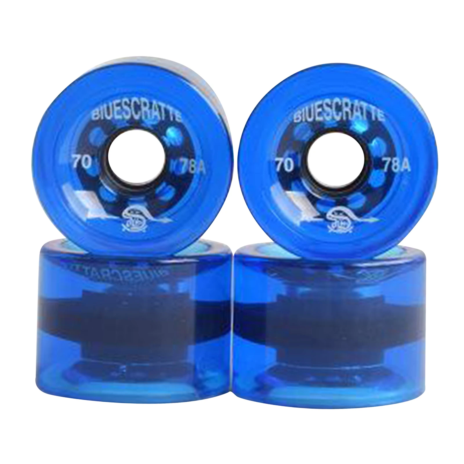 4 шт. Лонгборд скейтборд колеса 51x70мм устойчивый PU для грубой земли асфальт дороги