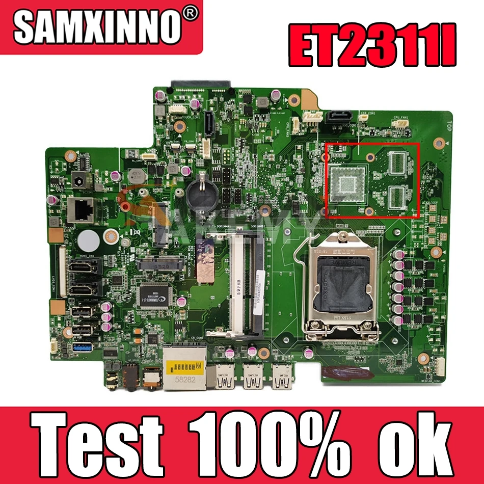 Материнская плата все в одном ET2311I REV 1 4 для ASUS ET2311 материнская 90PT00L0 R01000 100%