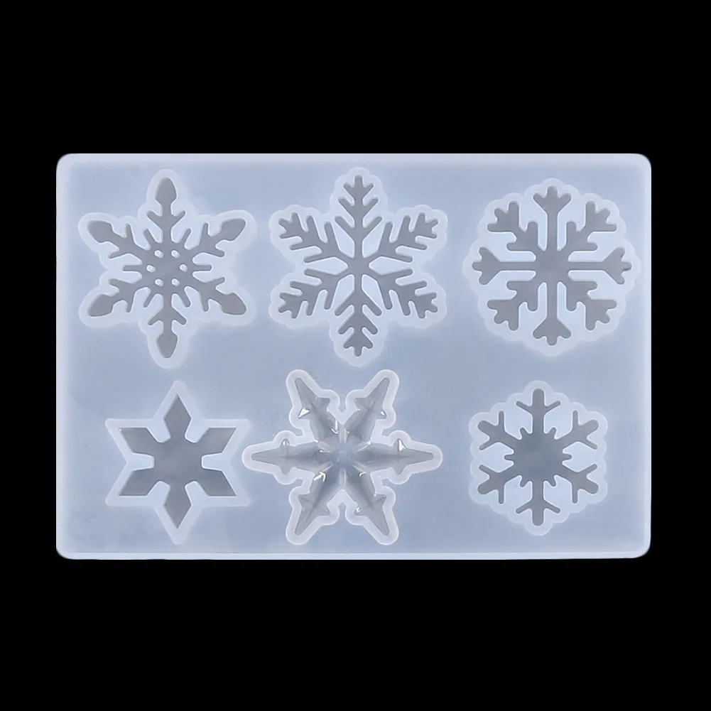 Рождественская подвеска Кристалл эпоксидная смола зеркальная форма Сделай Сам