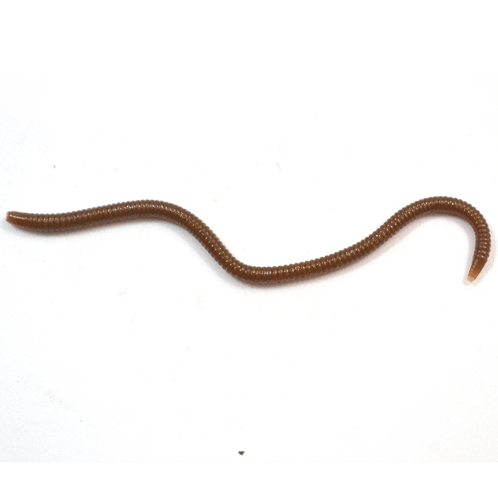 FISH KING 10 шт./лот 8 см Мягкая приманка имитация дождевого червя личинка мягкий червь