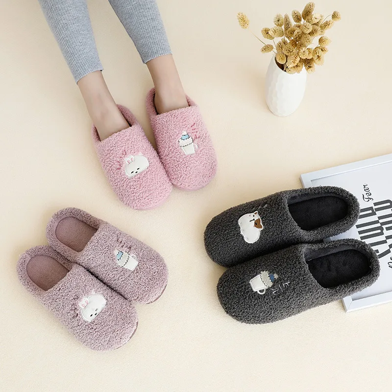 Homen тапочки зимние женские Симпатичные тапки семейный дом Zapatilla Mujer теплая