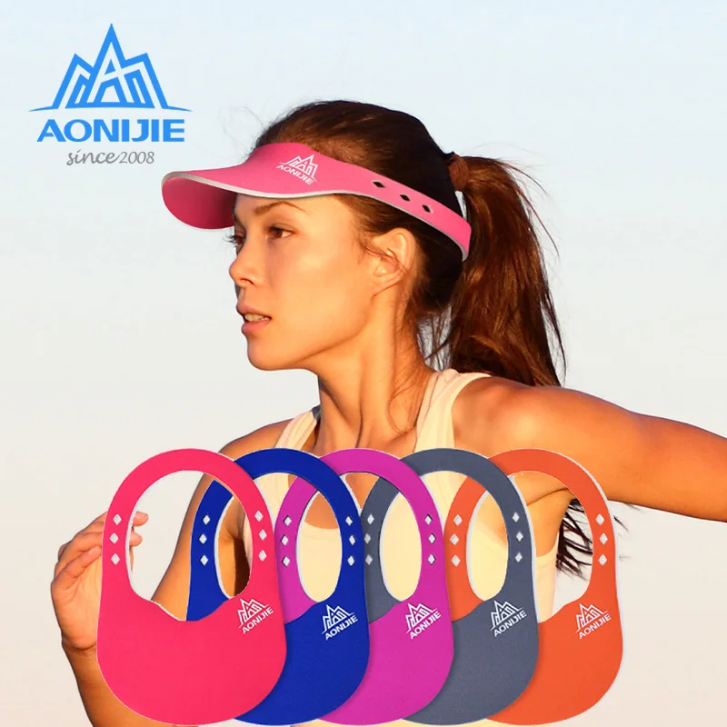 AONIJIE для мужчин и женщин летний Пустой Топ солнцезащитный козырек шляпа Спорт