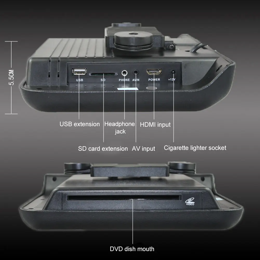 9 дюймов электронный игровой автомобильный монитор многофункциональный