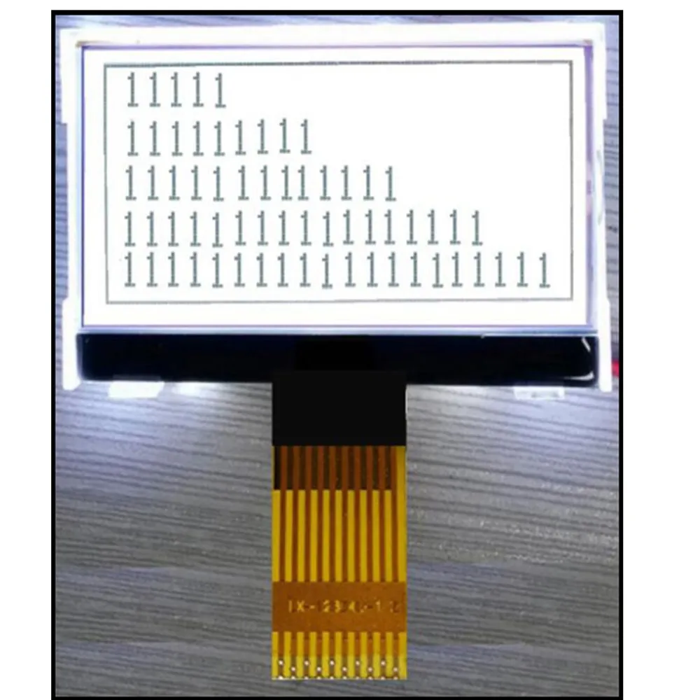 Синий/белый 12864L1 ЖК дисплей 12864 точечная матрица 128*64 10PIN COG3.3V экран Размер 53 мм * 40 с