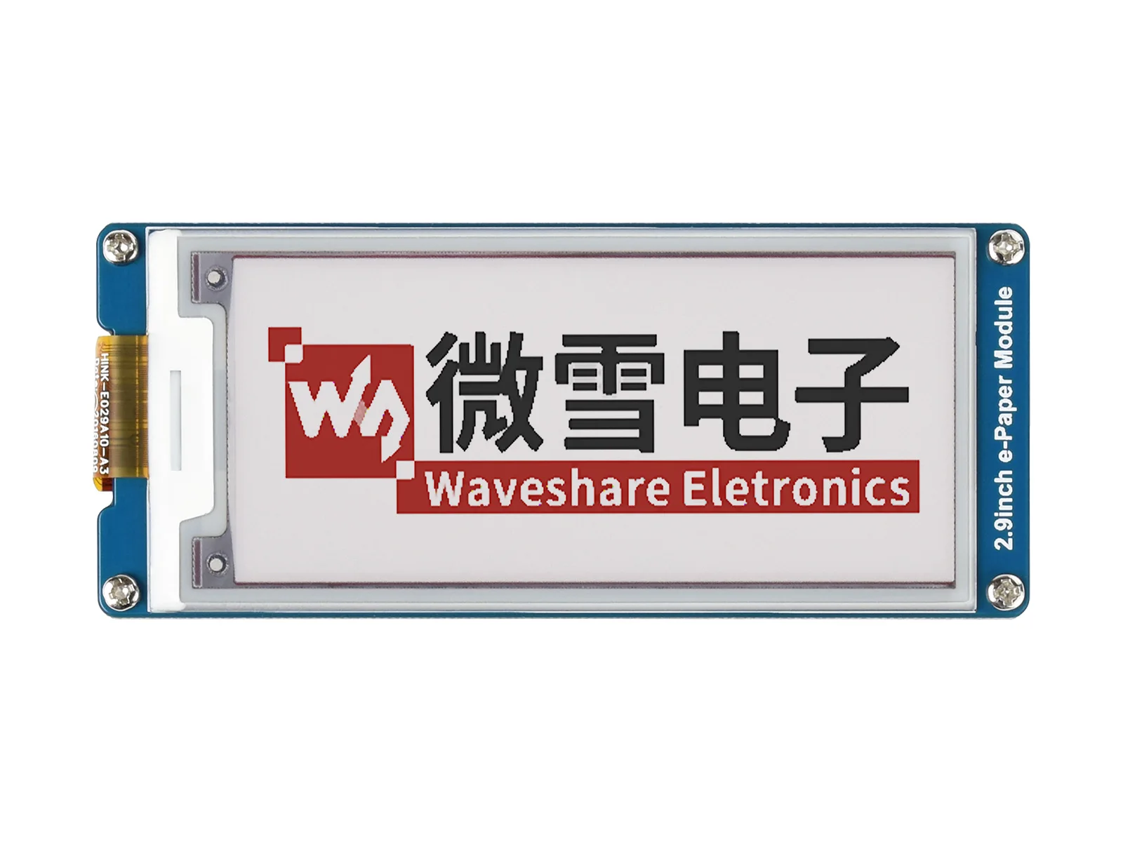Электронные чернила Waveshare 296x128 2 9 дюйма красный/белый/черный трехцветный