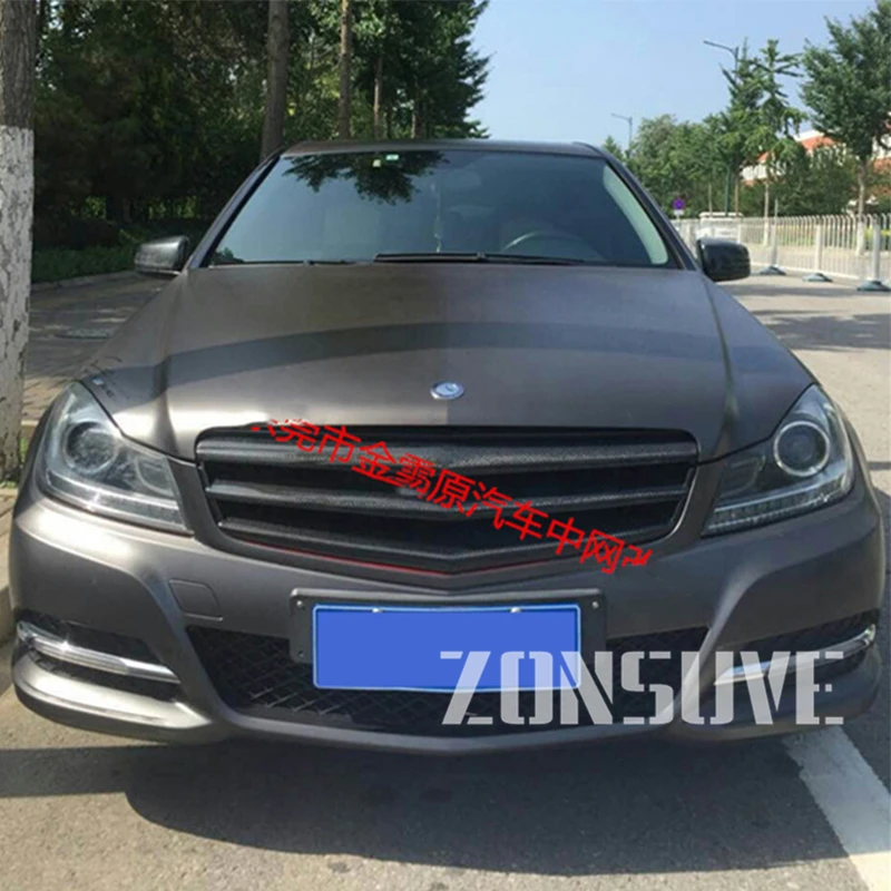 Запчасти для Mercedes Benz C Class W204 2007 2012 года из углеродного волокна|Гоночные решетки| |