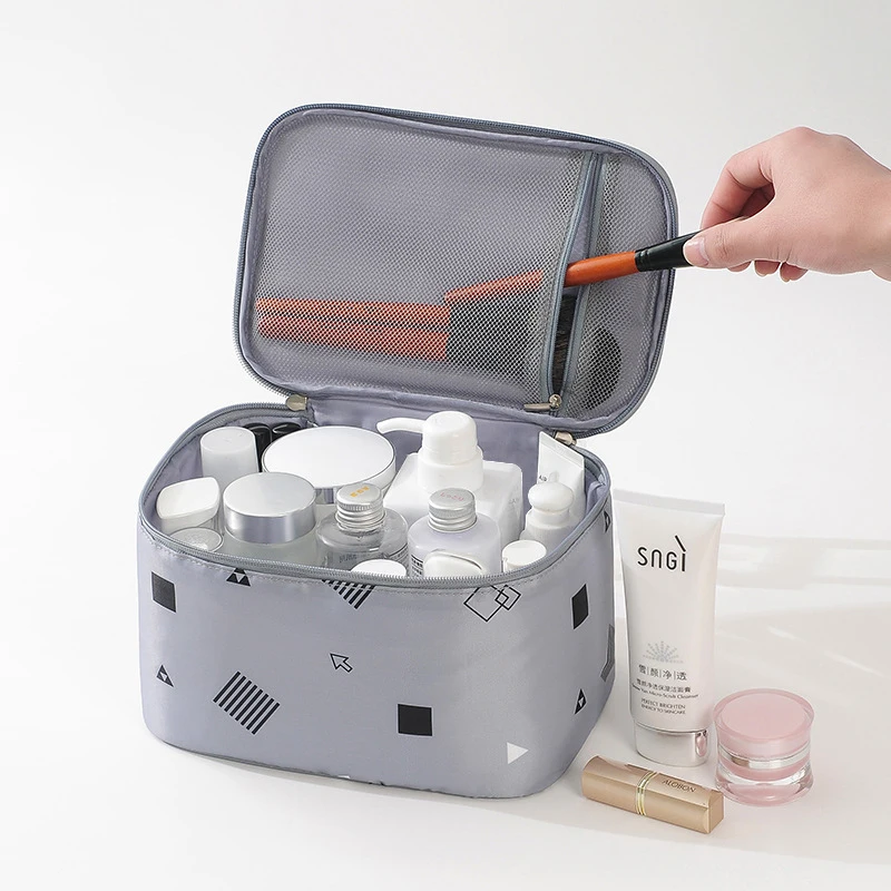 Makeup storage bag 1 Портативные водонепроницаемые косметички для макияжа, Большая вместительная косметичка для ванной, косметичка для ванной комнаты, товары для ухода за кожей, органайзер, косметичка для мытья - Цвет: Makeup storage bag 1