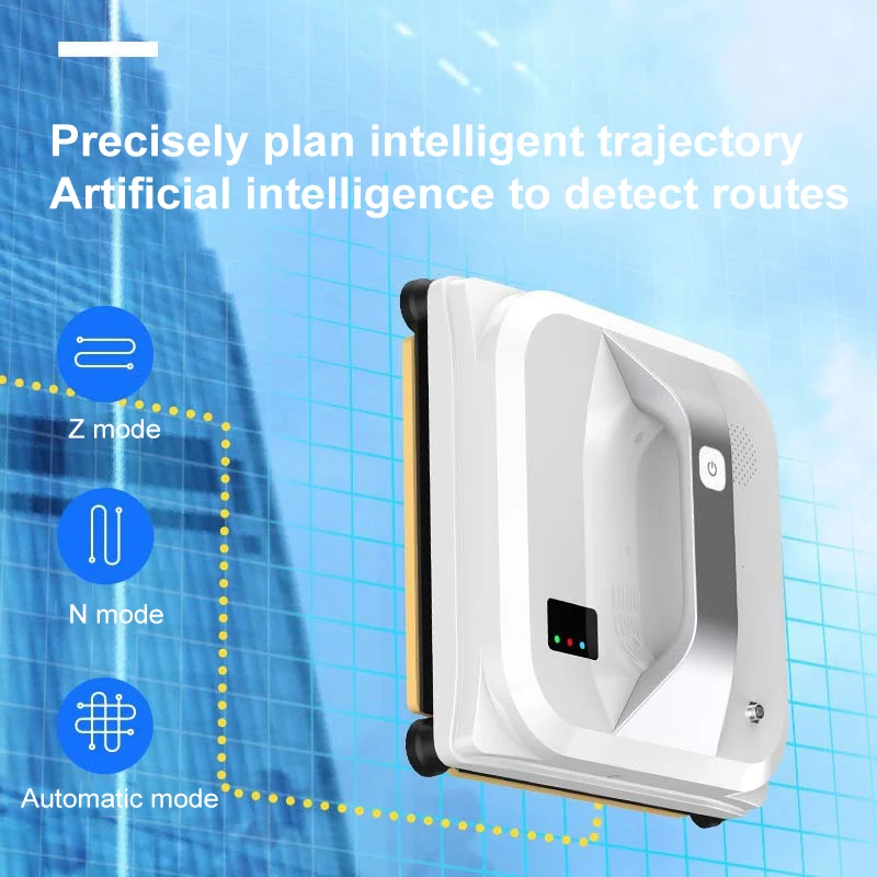 Window Cleaning Robot Machine 3000Pa Sensor Anti-drop Tile Wall Intelligent Recognition Of Borderless Glass | Бытовая техника