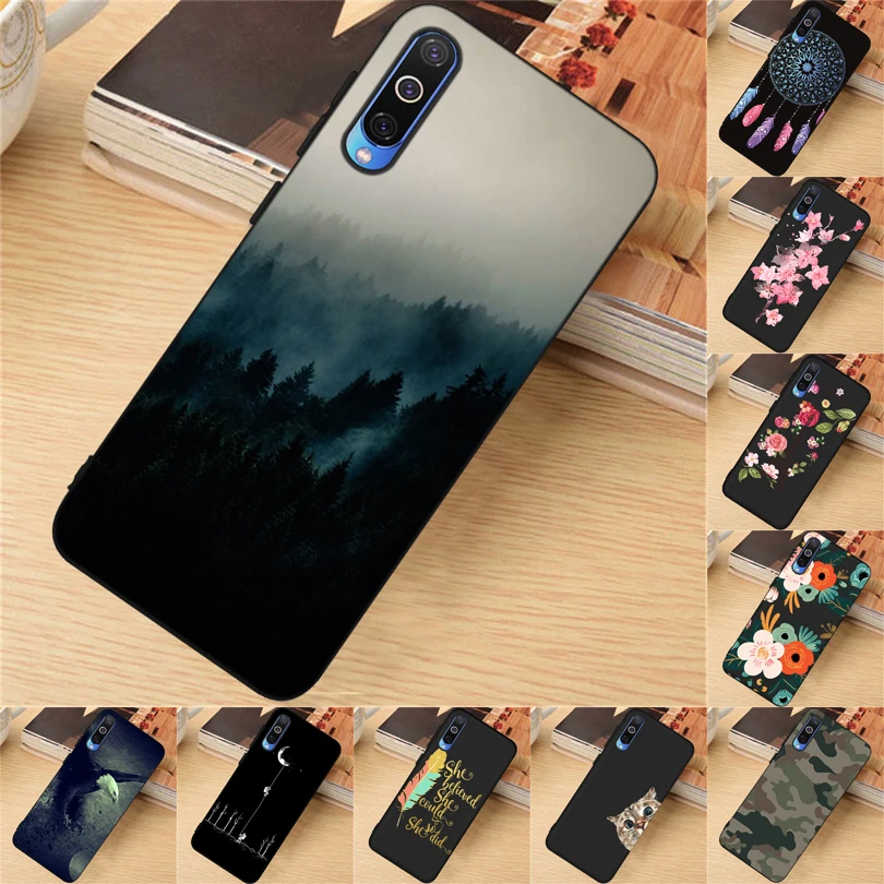 Силиконовый чехол из ТПУ с милым рисунком для Samsung Galaxy A10 A20 A20E A30 A40 A50 A70 A80 A90 тонкий