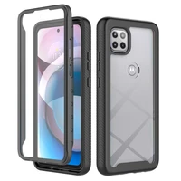 full protection shockproof case motorola moto one fusion g 5g plus ace edge s g100 case pc tpu screen protector film cover