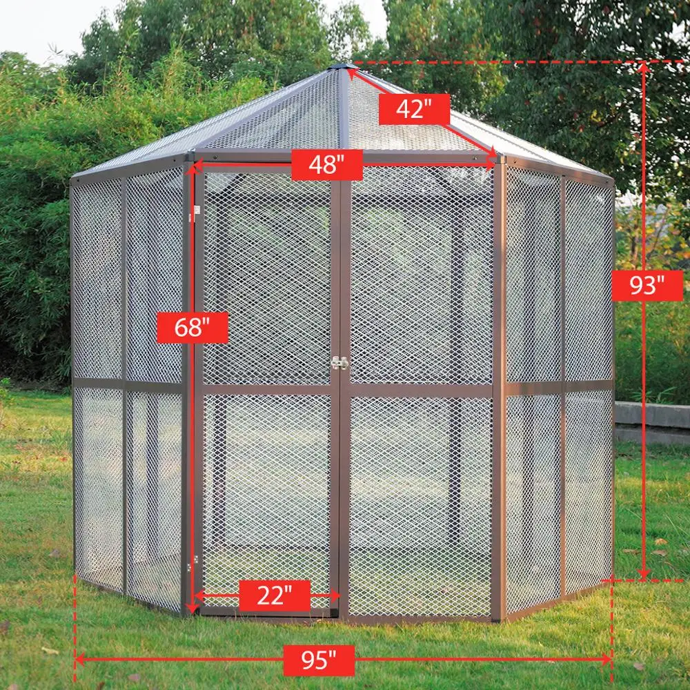 Для большой клетки для птиц попугая дом кокатиел Ара Финча Железная проволока Walk