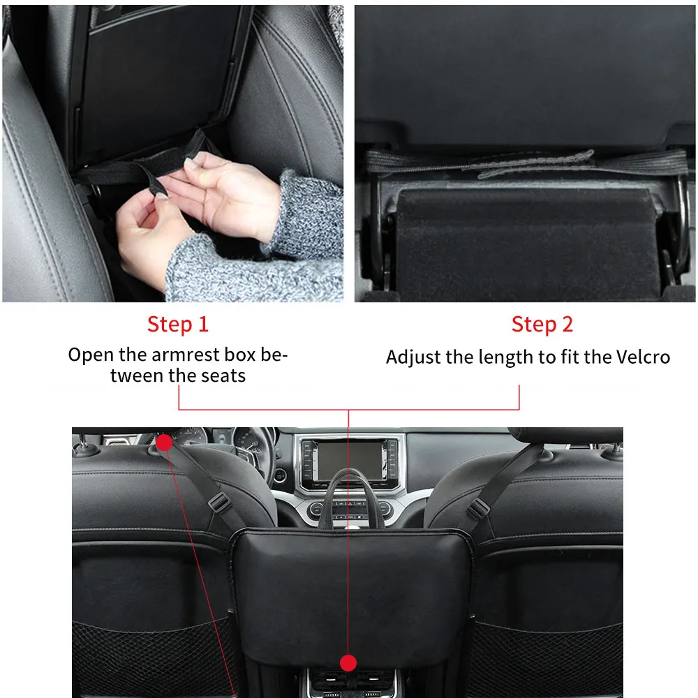 Органайзер на заднее сиденье автомобиля сумка для переноски среднего размера