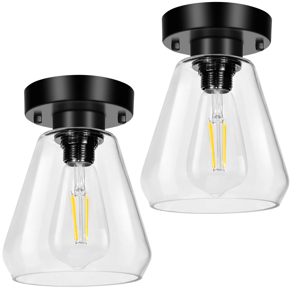 

Потолочный светильник из прозрачного стекла, 220 В, светодиодный потолочный светильник, точечный светодиодный светильник, панельный светиль...