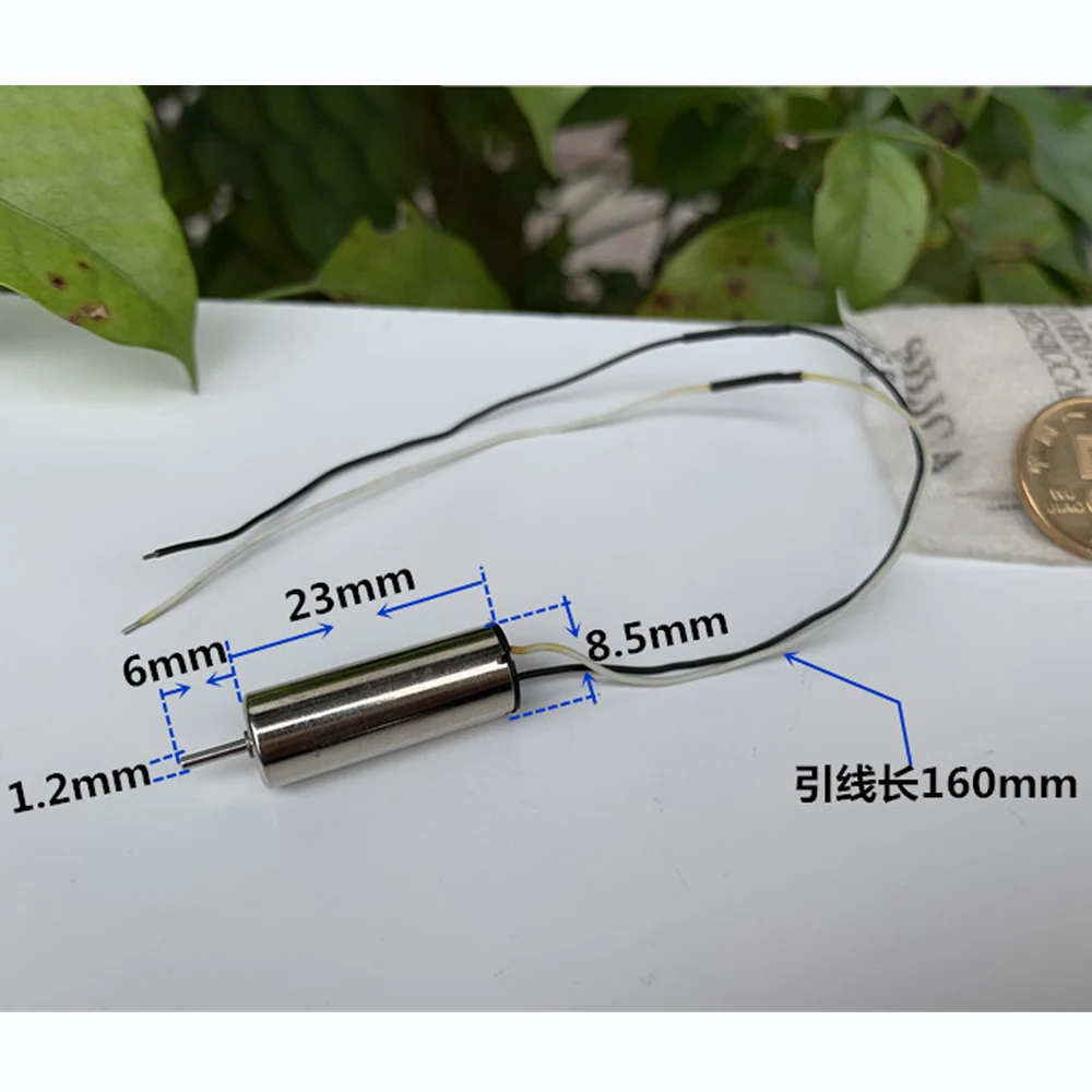 Mini 8523 Coreless Motor DC 3.7V 50000RPM High Speed Strong Magnetic 1.2mm Output Shaft CW CCW Drone Aircraft | Обустройство дома