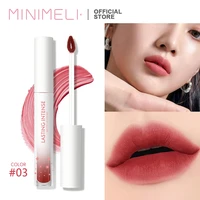 minimeli matte liquid lipstick cream makeup long lasting make up moisture lip gloss waterproof lips 15 colors cosmetics