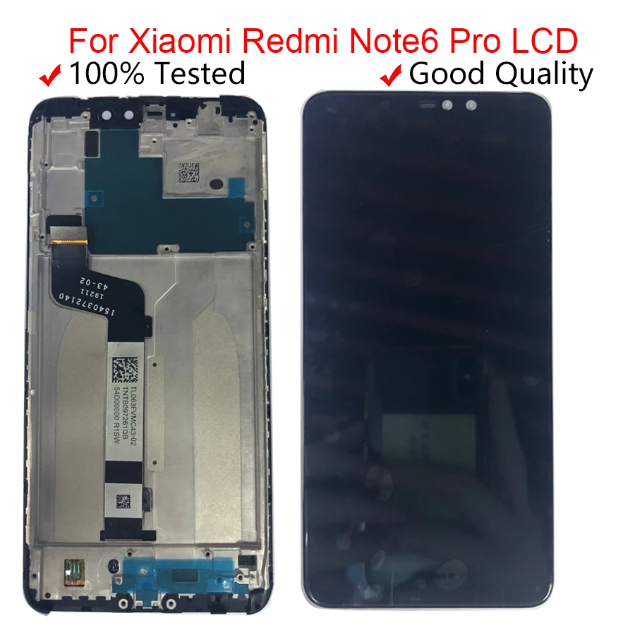 Оригинальный ЖК дисплей 6 26 дюйма для Xiaomi Redmi Note сенсорный экран дигитайзер Pro в