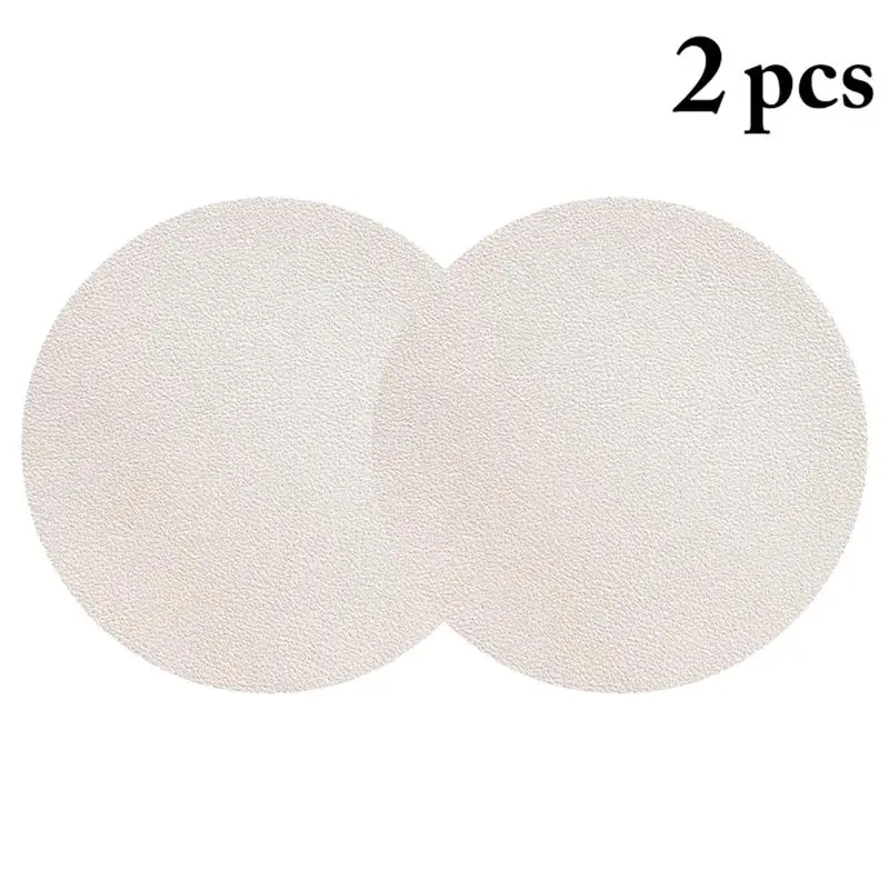 

2 PCS Cup Pad Bowl Coaster Waterproof Round Lightweight Cup Pad Tea Cups Coaster Non-Slip Tea Cup Milk Mug Mats Kitchen Supplies