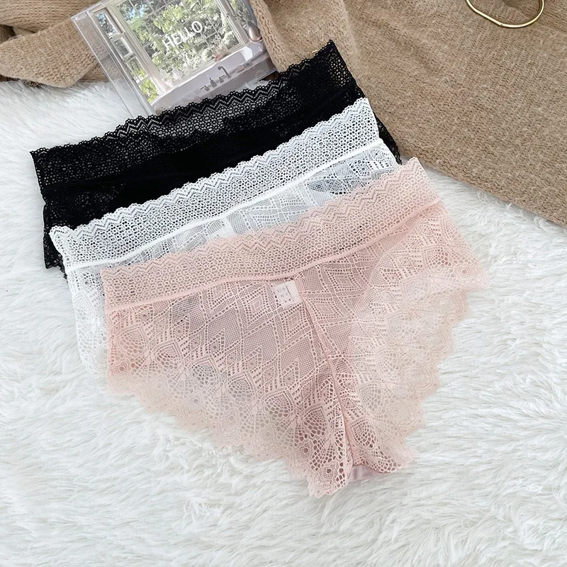 Real Silk Panties Women 100% Silk Underwear High Quality Sexy Lace Lady Brand Natural Fabric Underpants Girl Free Shipping
