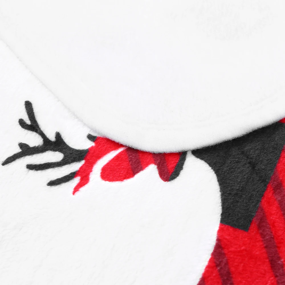 Рождественское одеяло для новорожденных фланелевое фотосессии ежемесячное