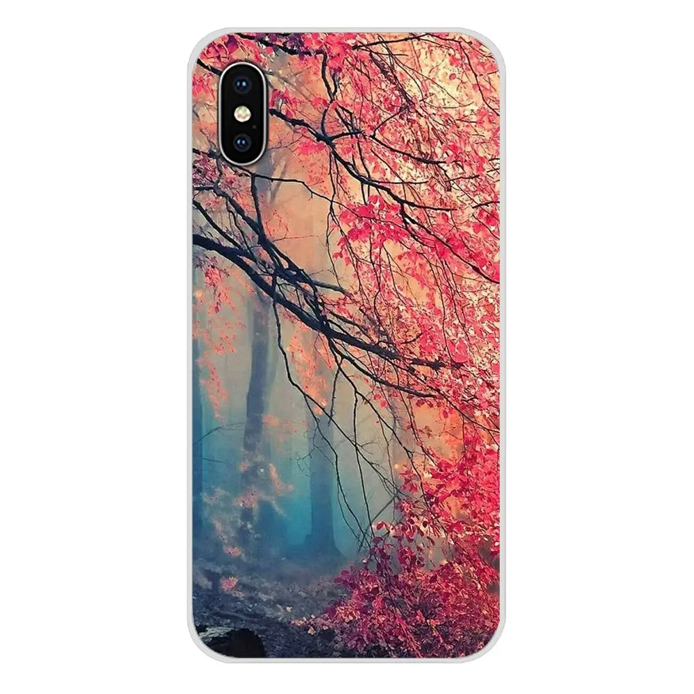 Soft Transparent Shell Cover Landscape Winter Light Snow For Samsung A10 A30 A40 A50 A60 A70 Galaxy S2 Note 2 3 Grand Core Prime | Мобильные