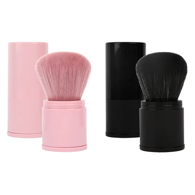 

1pcsportable Retractable Makeup Brush Beauty Tools Face Foundation Powder Eyeshadow Large Loose Powder Blush Makeup Blushes Tool