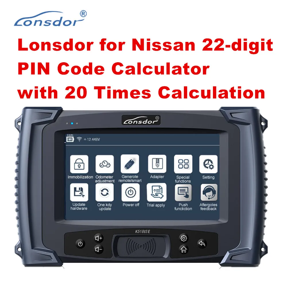 

Lonsdor For Nissan 22-digit PIN Code Calculator with 20 Times Calculation