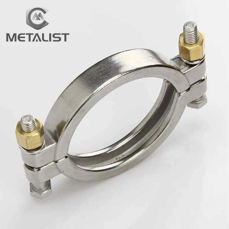 Металлический 3 &quotSS304 высококачественный зажим из нержавеющей стали санитарный