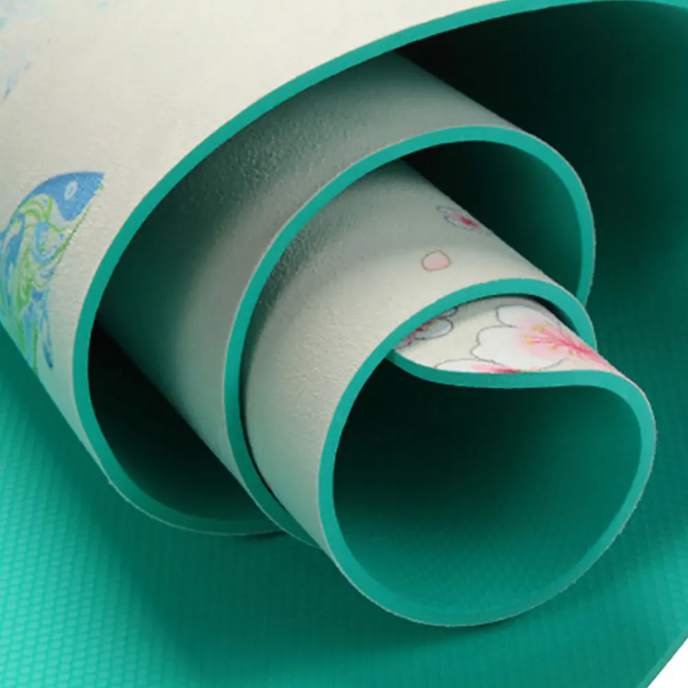

Fashion Printed Suede TPE Yoga Mat Pad Anti-slip Gym Fitness Slimming Exercise Pilates Yoga Mat Body Building Pilates Pad