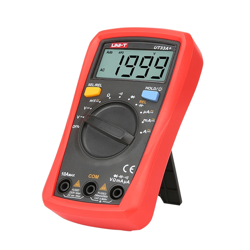 Цифровой мультиметр UNI-T UT33A UT33B UT33C UT33D с тестом емкости бесконтактного индикатора
