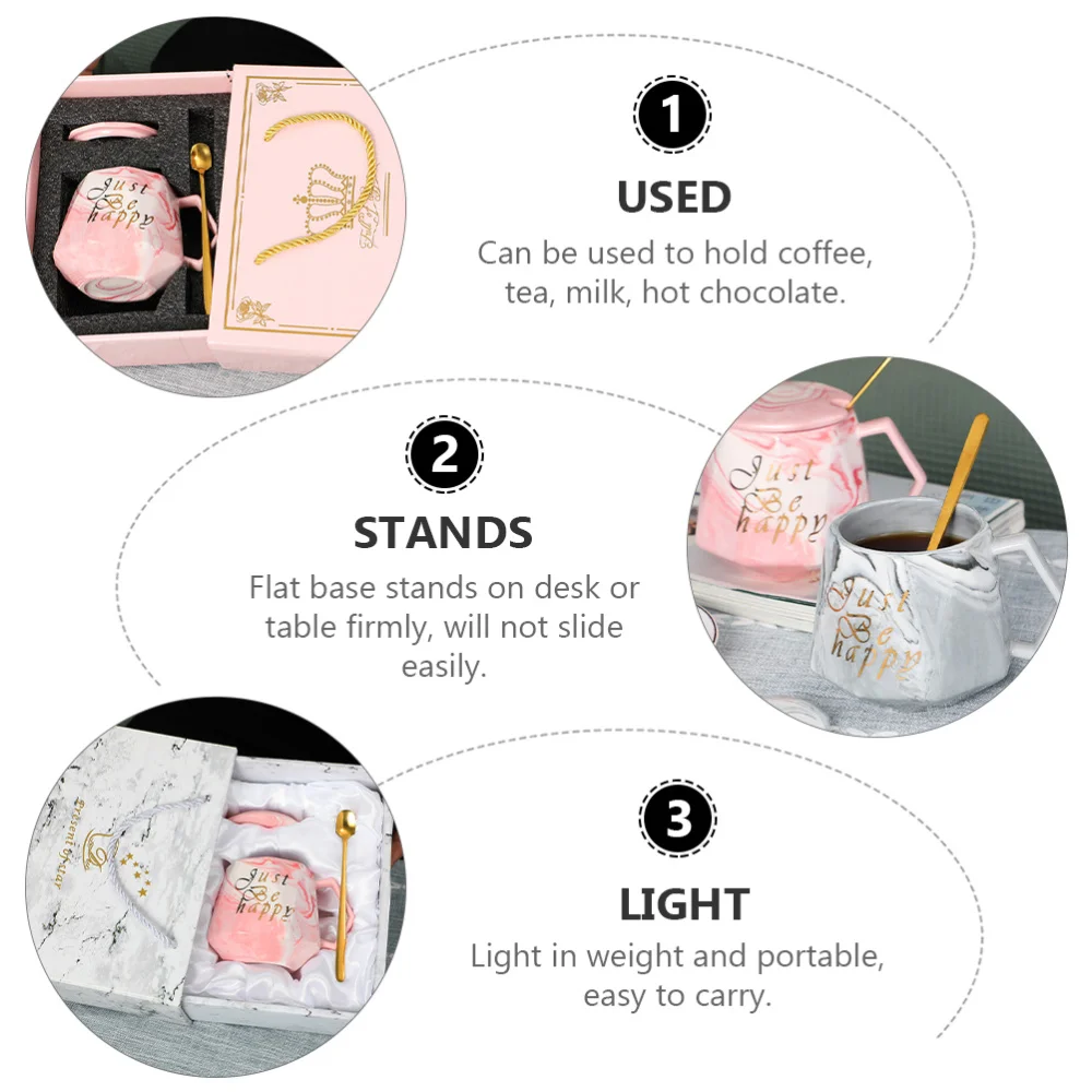 

1 Set Ceramic Coffee Cup Multi-functional Water Mug Porcelain Espresso Cup