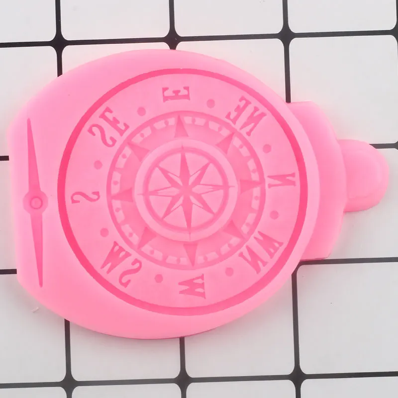 Античный компас силиконовая помадка инструмент для украшения конфеты глина