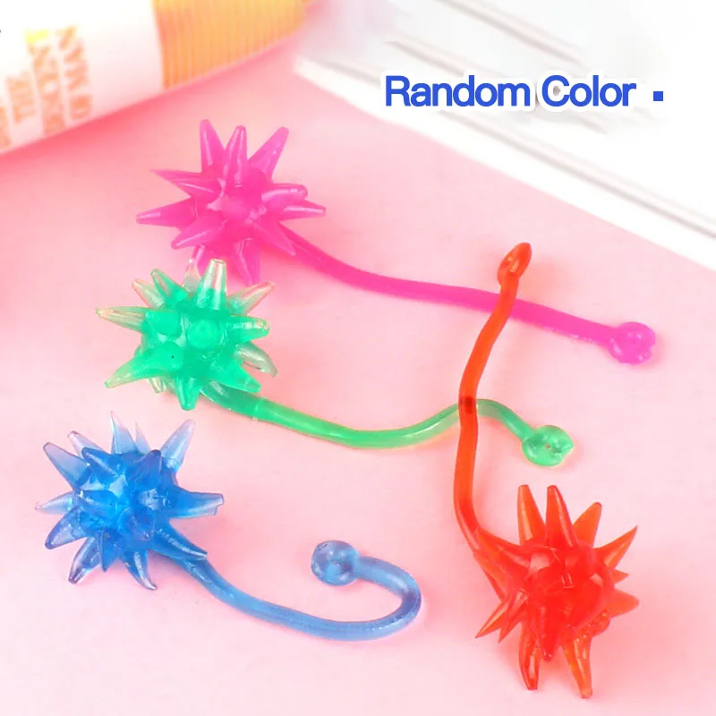 

Novelty 1Pcs Elastic Stretch Sticky Hand Ball Hammer-Shaped Sticky Chic Nostalgic Children's Toy Random Color