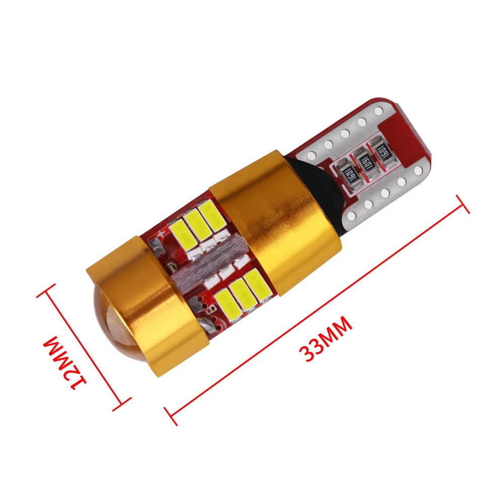 1 x T10 фонарь для чтения детской лампы W5w Автомобильные габаритные огни LED 12 в 27 SMD 3014