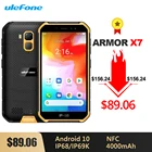 Защищенный смартфон Ulefone Armor X7, на базе Android 10, экран 5,0 дюйма, 2 ГБ 16 ГБ, IP68IP69K четыре ядра, 4000 мАч, NFC, 4G LTE мобильный телефон