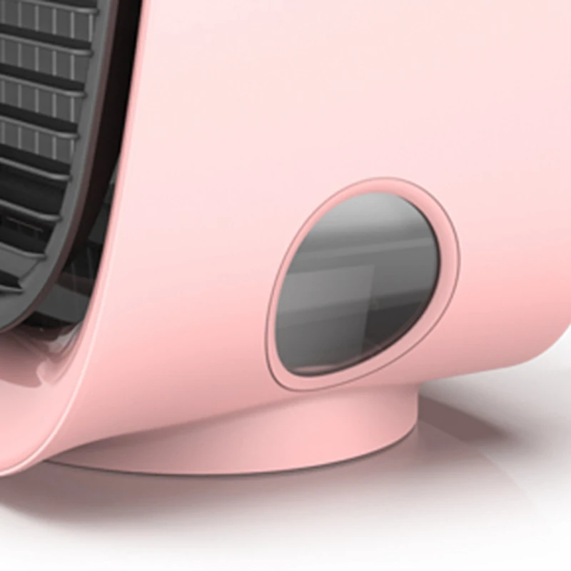 

Personal Air Conditioner, Air Cooler with LED Light 3 Speed Desktop Cooling Fan for Home, Room, Office,Pink